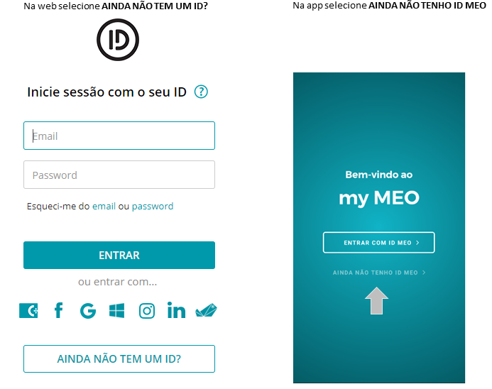 Como entrar pela 1ª vez na sua área de cliente my MEO MEO Fórum